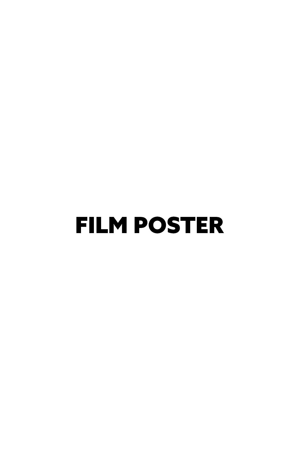 blank film poster