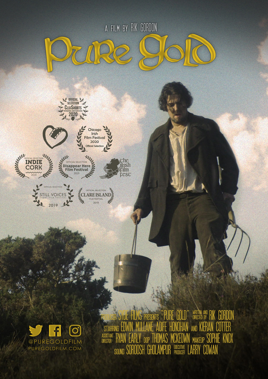 poster for the film pure gold