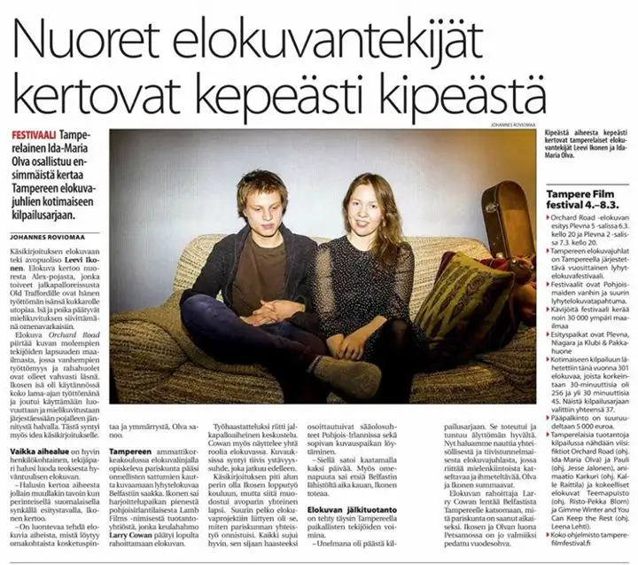 newspaper
					clipping from lecool